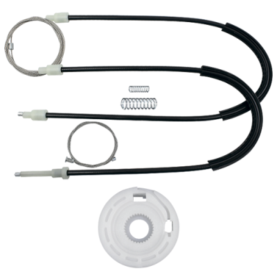 Ремкомплект стеклоподъемника (трос+ролик) Ford Focus 2 (перед. лев.) 777148