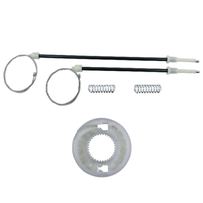 Ремкомплект стеклоподъемника (трос+ролик) Ford Fiesta (зад. лев./прав.) 777362