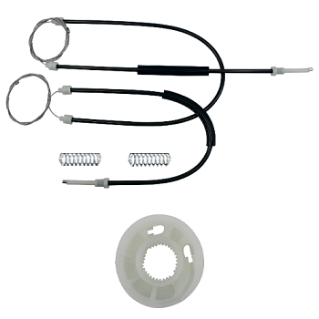 Ремкомплект стеклоподъемника (трос+ролик) BMW X3 E83 (перед. прав.) 777281