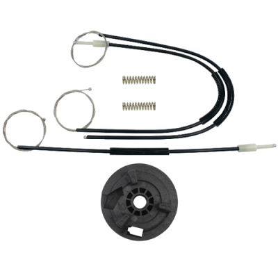 Ремкомплект стеклоподъемника (трос+ролик) Renault Megane 2 (перед. лев.) 777098