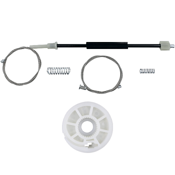 Ремкомплект стеклоподъемника (трос+ролик) BMW 5-series F10 (зад. прав.) 777393