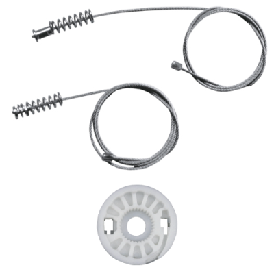 Ремкомплект стеклоподъемника (трос+ролик) BMW 3-series E46 (зад. прав.) 777125