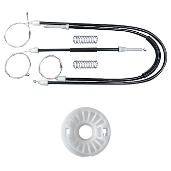 Ремкомплект стеклоподъемника (трос+ролик) Volkswagen New Beetle (перед. лев./прав.) 777042