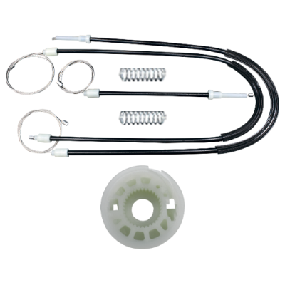 Ремкомплект стеклоподъемника (трос+ролик) Volkswagen Golf 5 Coupe (перед. лев.) 777405