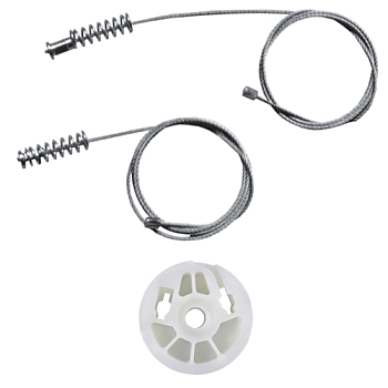 Ремкомплект стеклоподъемника (трос+ролик) Renault Clio 4/Renault Symbol (перед. лев.) 777263