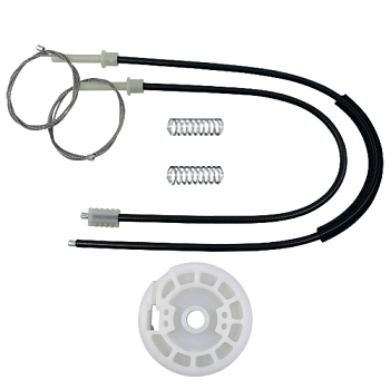 Ремкомплект стеклоподъемника (трос+ролик) Peugeot 106 (перед. прав.) 777212