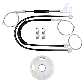 Ремкомплект стеклоподъемника (трос+ролик) Volkswagen Polo 3/Polo Classic (перед. лев.) 777034