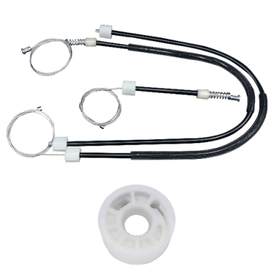 Ремкомплект стеклоподъемника (трос+ролик) Volkswagen Golf 6/Jetta 6 (перед. прав.) 777246