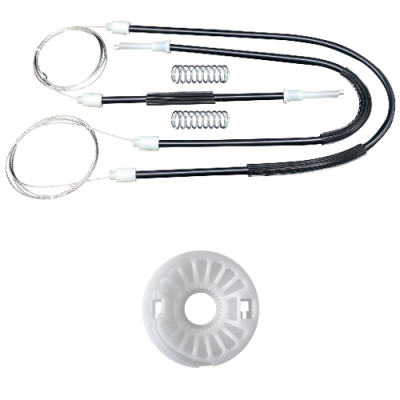 Ремкомплект стеклоподъёмника (трос+ролик) VW Passat B5/Skoda Superb 1 покол.(перед. лев/прав) 777010