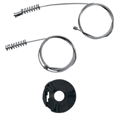 Ремкомплект стеклоподъемника (трос+ролик) Fiat Palio (перед. лев.) 777189