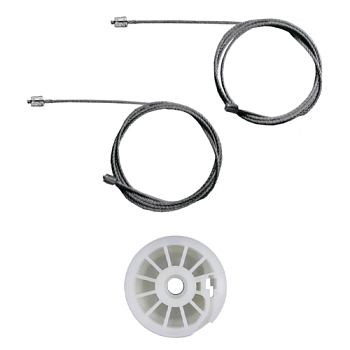 Ремкомплект стеклоподъемника (трос+ролик) Fiat Ducato (перед. прав.) 777299