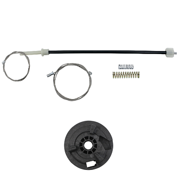 Ремкомплект стеклоподъемника (трос+ролик) Peugeot 206CC (зад. прав.) 777301