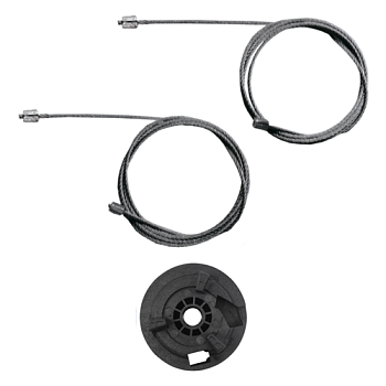 Ремкомплект стеклоподъемника (трос+ролик) Renault Scenic 2/Grand Scenic (перед. прав.) 777109