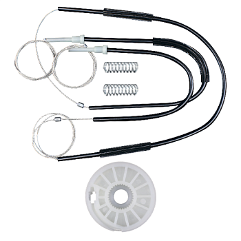 Ремкомплект стеклоподъемника (трос+ролик) Audi A4 B8 (перед. лев.) 777230