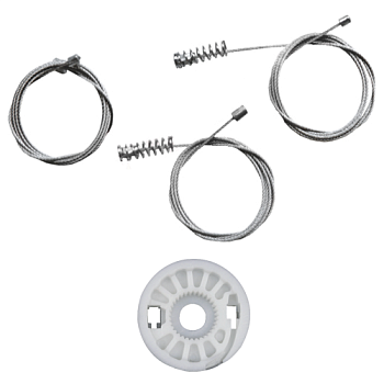 Ремкомплект стеклоподъемника (трос+ролик) Volkswagen Touran (перед. прав.) 777236