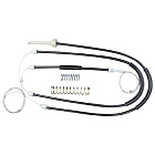 Комплект тросов стеклоподъёмника Audi A3 Coupe (перед. лев./прав.) 770296