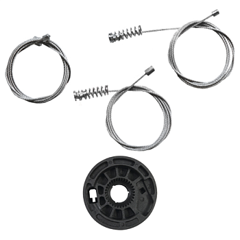 Ремкомплект стеклоподъемника (трос+ролик) Hyundai Sonata/Elantra (перед. лев.) 777371