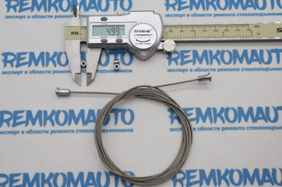 Универсальный ремкомплект троса стеклоподъемника "Сделай сам №1" для двух тросов без оплеток 999011