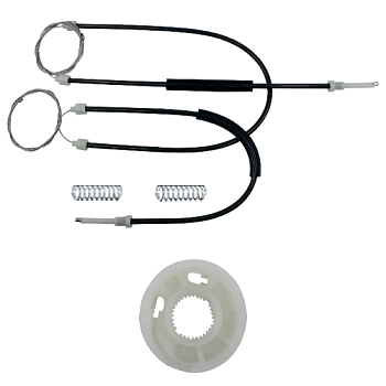 Ремкомплект стеклоподъемника (трос+ролик) BMW X3 E83 (перед. лев.) 777280