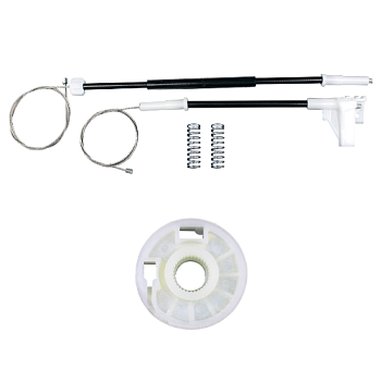 Ремкомплект стеклоподъемника (трос+ролик) Volkswagen Polo 3/Polo Classic (зад. лев.) 777040