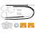 Ремкомплект стеклоподъемника Volkswagen Touareg/Porsche Cayenne (зад. прав.) 770243