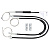 Комплект тросов стеклоподъёмника Seat Cordoba 1993-2008/Seat Ibiza 1993-2002 (перед. лев.) 770407