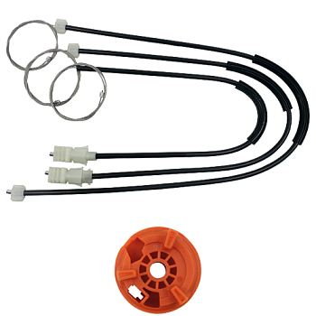 Ремкомплект стеклоподъемника (трос+ролик) Renault Espace 4 (перед. прав.) 777274