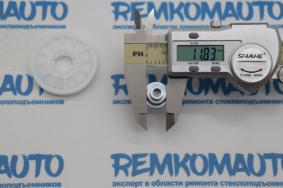 Обводной ролик стеклоподъёмника с клёпкой (Ø 43, Ø 12,5) 770877
