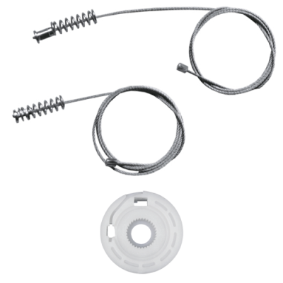 Ремкомплект стеклоподъемника (трос+ролик) Jaguar X-Type (зад. прав.) 777143