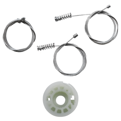 Ремкомплект стеклоподъемника (трос+ролик) Volkswagen Tiguan (перед. лев.) 777253