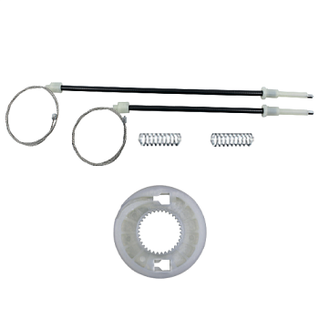 Ремкомплект стеклоподъемника (трос+ролик) Ford Fiesta (зад. лев./прав.) 777362