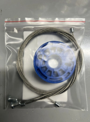 Ремкомплект ст-ка (трос+ролик) Kia Sportage 4 покол. (QL) 2015-2021 ОЕМ: 82470-F1670 (перед.) 777540