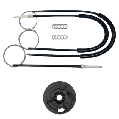 Ремкомплект стеклоподъемника (трос+ролик) Peugeot 206 (перед. прав.) 777209