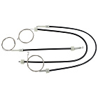 Комплект тросов стеклоподъёмника Skoda Superb 2008-2015 (перед. лев./прав.) 771959