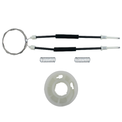 Ремкомплект стеклоподъемника (трос+ролик) BMW X3 E83 (зад. прав.) 777130