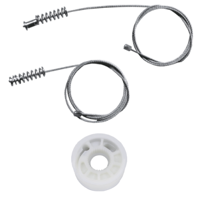 Ремкомплект стеклоподъемника (трос+ролик) Volkswagen Golf 6/Jetta 6 (зад. лев./прав.) 777247