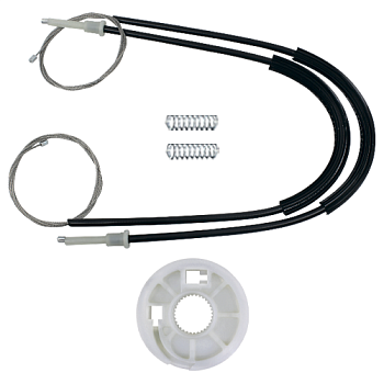 Ремкомплект стеклоподъемника (трос+ролик) Renault Master 3 (перед. лев.) 777327