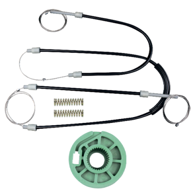 Ремкомплект стеклоподъемника (трос+ролик) Audi A4 Coupe (перед. прав.) 777257