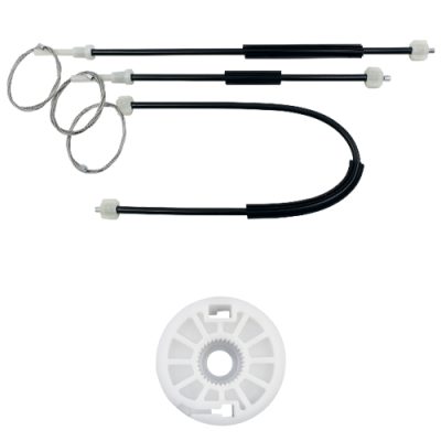 Ремкомплект стеклоподъемника (трос+ролик) Chevrolet Cruze (перед. прав.) 777348