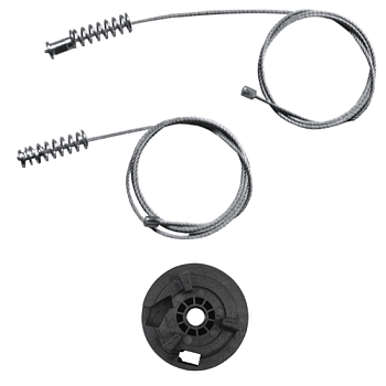 Ремкомплект стеклоподъемника (трос+ролик) Renault Clio 1/Renault Clio 2 (зад. лев.) 777086