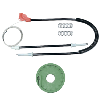 Ремкомплект стеклоподъемника (трос+ролик) Volkswagen Transporter T4 (перед. прав.) 777033