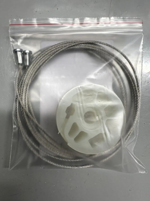 Ремкомплект стеклоподъёмника (трос+ролик) Iveco Daily 2014- OEM: 5801901053 (перед. лев.) 777515