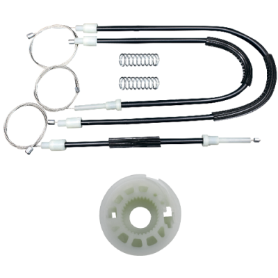 Ремкомплект стеклоподъемника (трос+ролик) Volkswagen Passat B6/B7 (перед. лев.) 777013