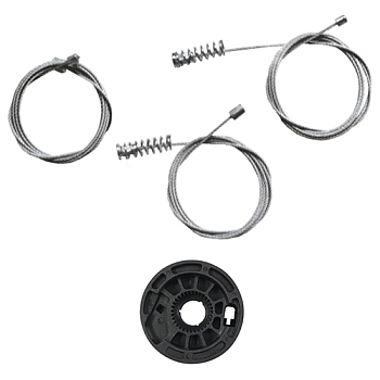 Ремкомплект ст-ка (трос+ролик) Kia Ceed JD 2 покол. 2012- ОЕМ: 82471A2000 (перед. прав.) 777402