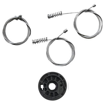 Ремкомплект ст-ка (трос+ролик) Kia Ceed JD 2 покол. 2012- ОЕМ: 82471A2000 (перед. лев.) 777401