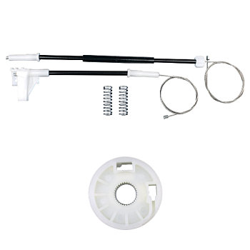 Ремкомплект стеклоподъемника (трос+ролик) Volkswagen Polo 3/Polo Classic (зад. прав.) 777037