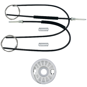 Ремкомплект стеклоподъемника (трос+ролик) BMW 3-series E46 (перед. лев.) 777122