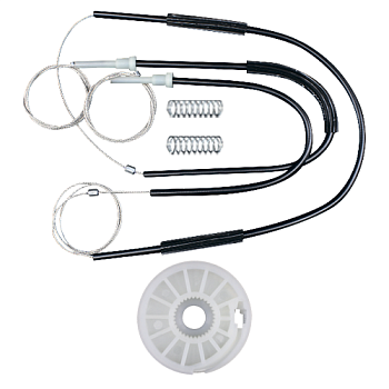 Ремкомплект стеклоподъемника (трос+ролик) Audi A4 B8 (перед. прав.) 777379