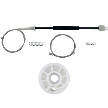 Ремкомплект стеклоподъемника (трос+ролик) BMW 5-series F10 (зад. лев.) 777392