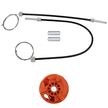 Ремкомплект стеклоподъемника (трос+ролик) Renault Megane 2 Cabrio (зад. прав.) 777105